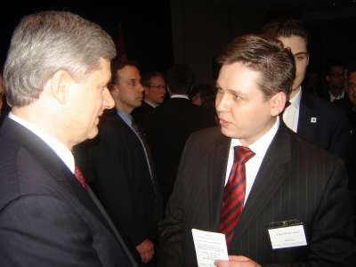 The Prime Minister Stephen Harper & Taras Paslavskyi